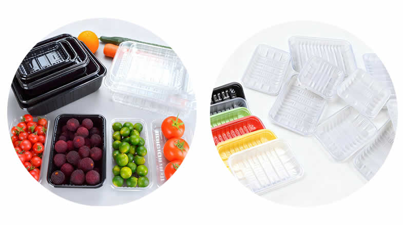 Three-Station Plastic Thermoforming Machine