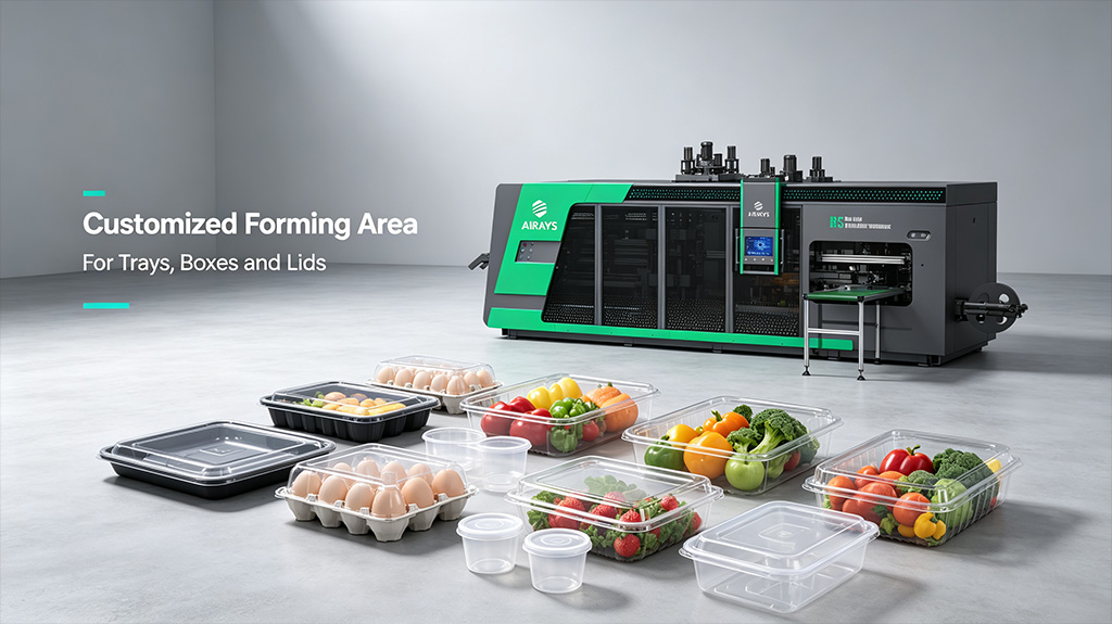 AIRAYS Custom Non‑Standard RS‑750 Series Multi‑Station Positive‑Negative Pressure Thermoformers