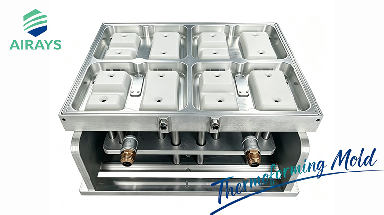 Thermoforming Mold for African 2‑Compartment Food Containers