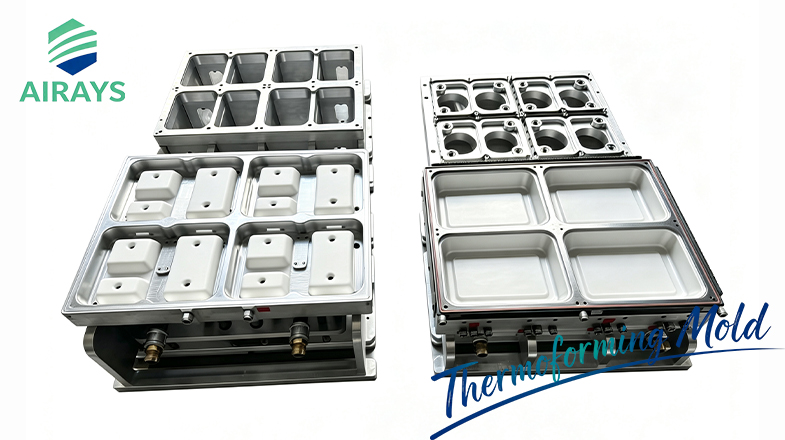 Thermoforming Mold for African 2‑Compartment Food Containers