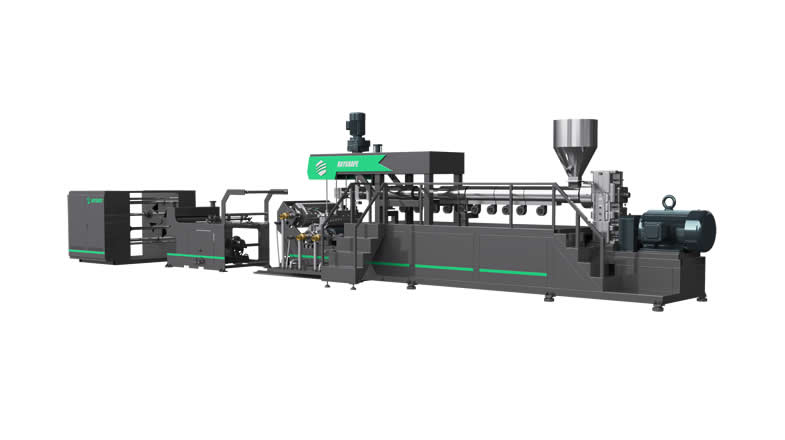Plastic sheet extruder--110-1000
