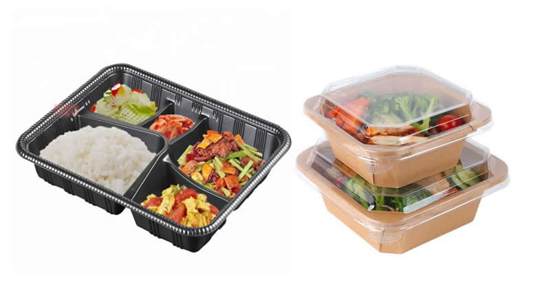 Three-Station Plastic Thermoforming Machine 