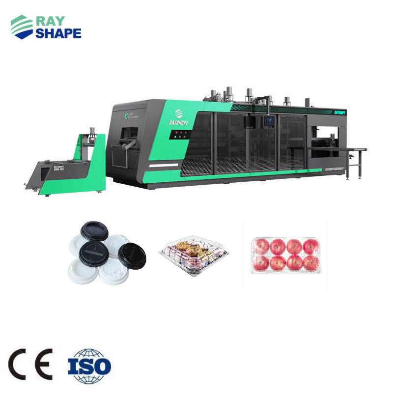 Food grade plastic cup lid thermoforming machine