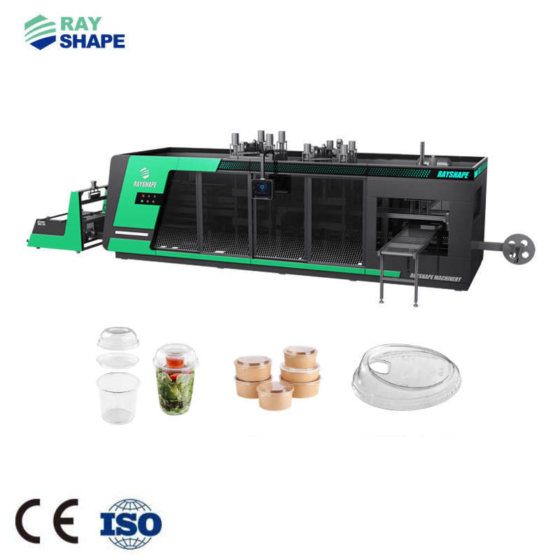 PET plastic thermoforming machine for food packaging