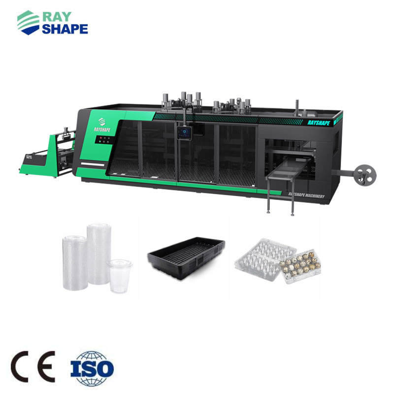 High speed PP plastic tray thermoforming machine