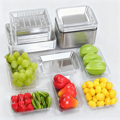 PP plastic tray thermoforming machine for food packaging