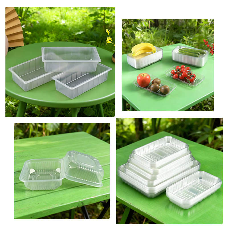 Fruit Box Making Machine for Disposable Plastic Fruit Containers