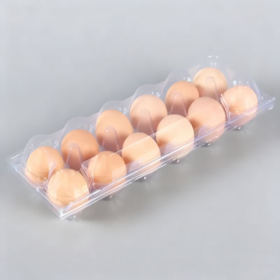 Disposable plastic egg tray making thermoforming machine