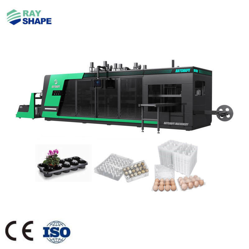 Fully automatic Plastic Thermoforming Machine for injection trays