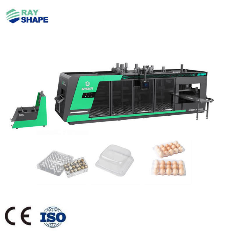 Industrial Plastic Thermoforming Machine for food-grade plastic egg trays