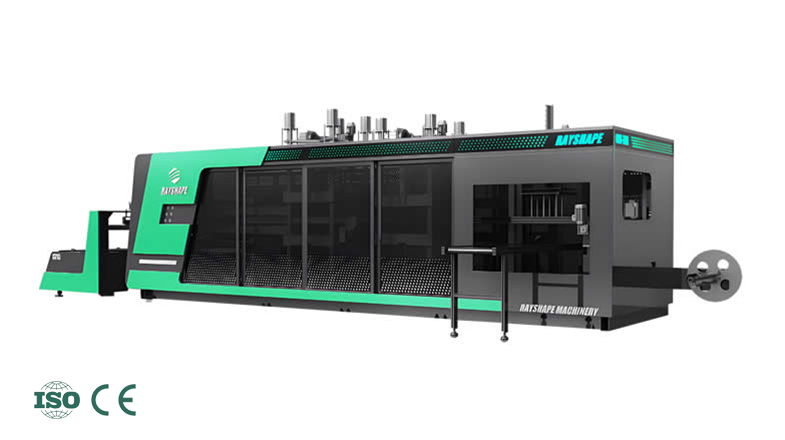 Four-Station Plastic Thermoforming Machine 
