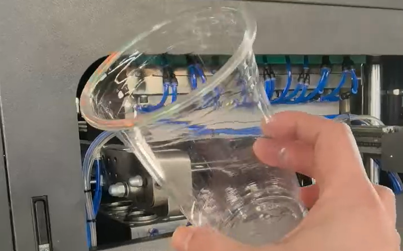 PET Cup Thermoforming Machine Test Completed