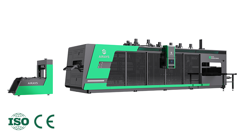 Four-Station Plastic Thermoforming Machine