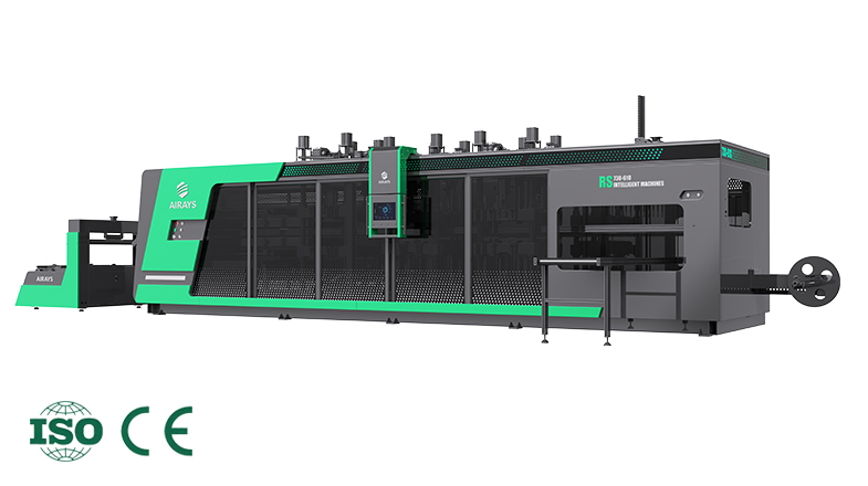 Four-Station Plastic Thermoforming Machine 