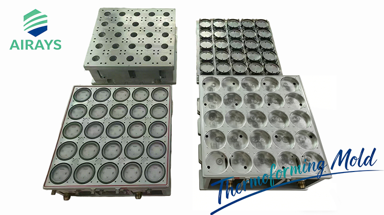 Thermoforming Mold for PP Cup Lids and Bowl Lids