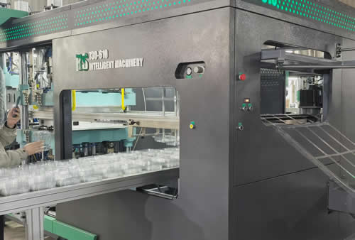 30+ Cycles/Min Ultra-High Speed PET Food Container Thermoforming Machine | Full Auto Production