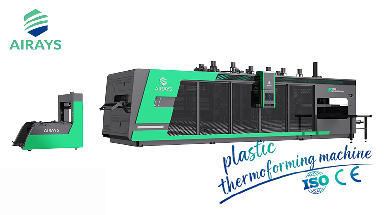 Four-Station Plastic Thermoforming Machine