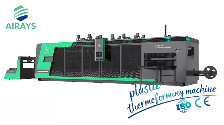 Four-Station Plastic Thermoforming Machine 